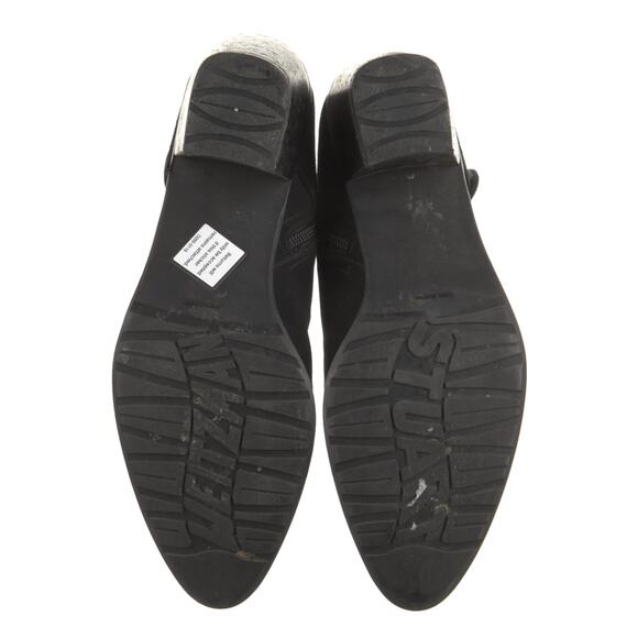 Stuart Weitzman Moto Boots With Buckle 7.5M - Picture 5 of 8